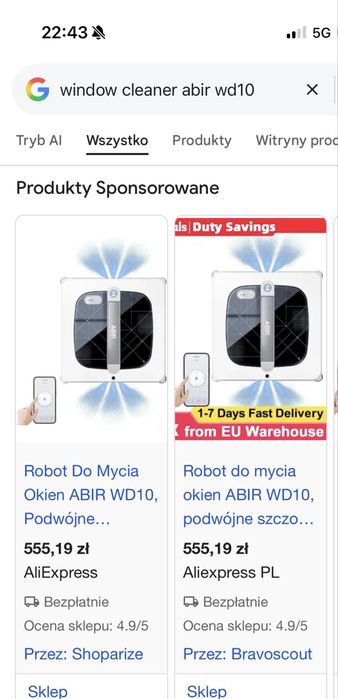 Abir window cleaner wd10 myjka do okien