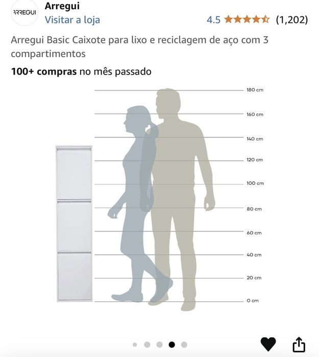 Caixote do lixo de metal