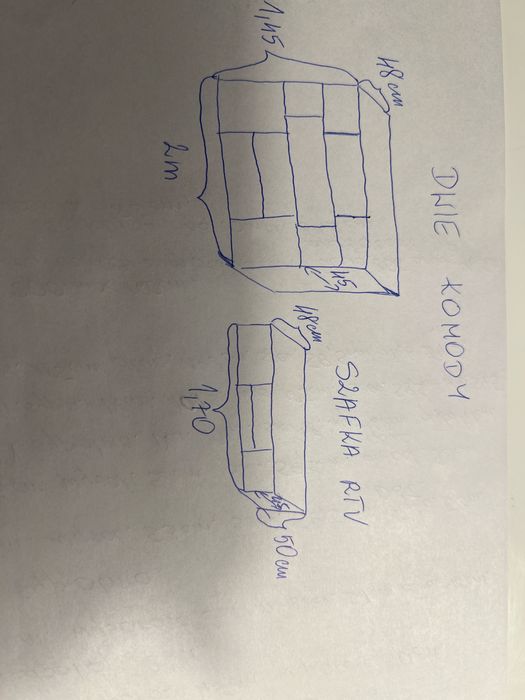 Komoda plus szafka rtv