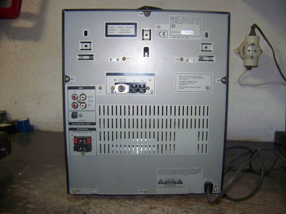 Sony MIDI RX 50 System and Speakers (Partially Damaged)64739412729473124