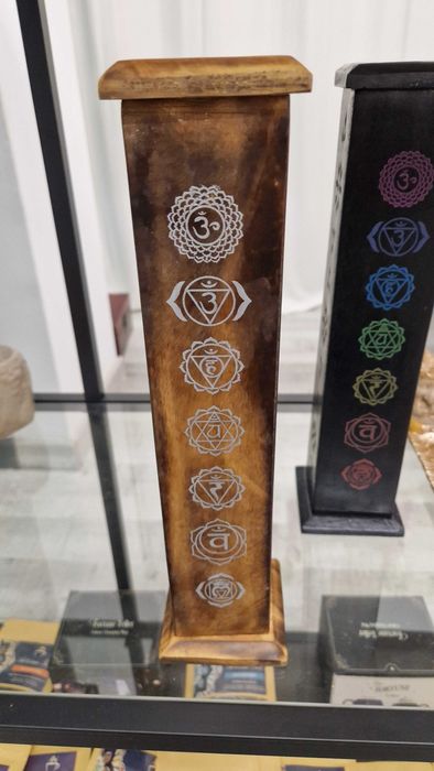Incensário Madeira Chakras