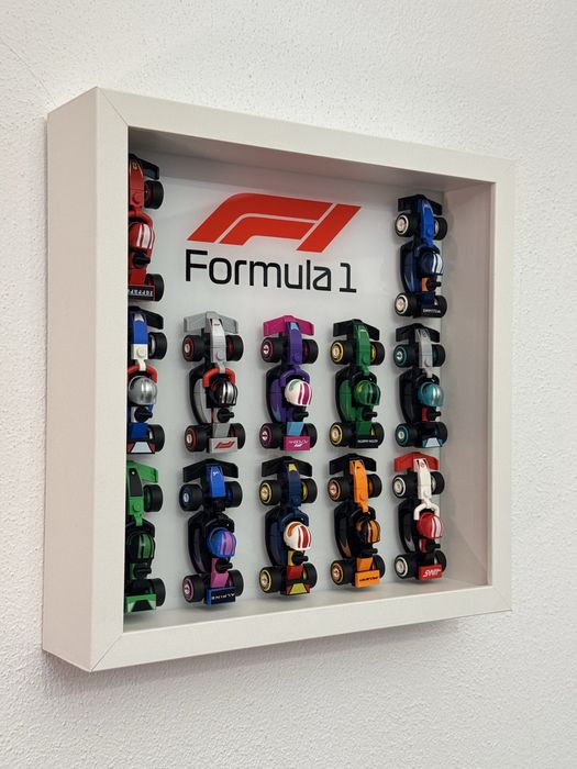 Quadro exposição para coleção lego mini F1 - 71049