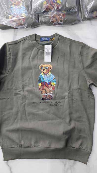 Bluza Polo Ralph Lauren  Bear  orginalna -khaki