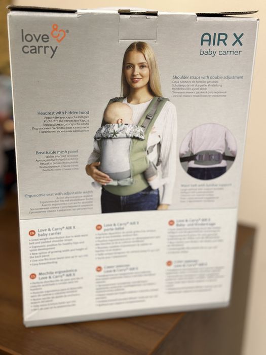 Слинг, эрго-рюкзак Love&Carry Air X
