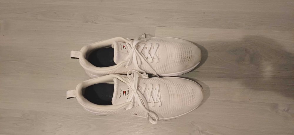 Buty męskie sneakersy białe - 44 Tommy Hilfiger