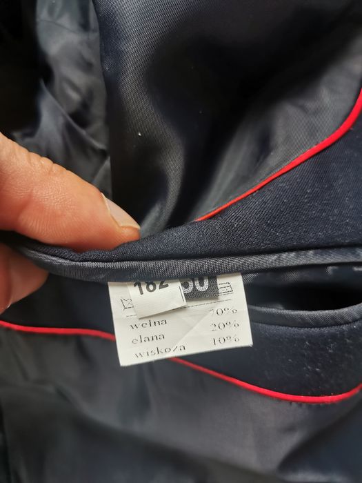 Granitur męski granatowy slim fit