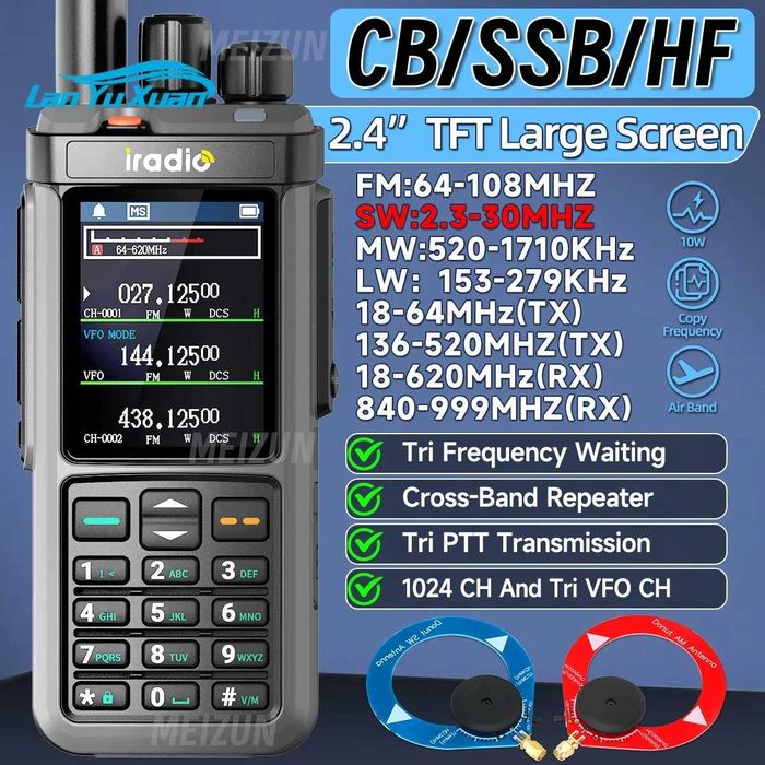 Radio Portatil transceiver Iradio UV-98 PLUS 10W