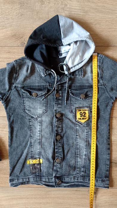 Kurtka chłopięca jeans roz 152