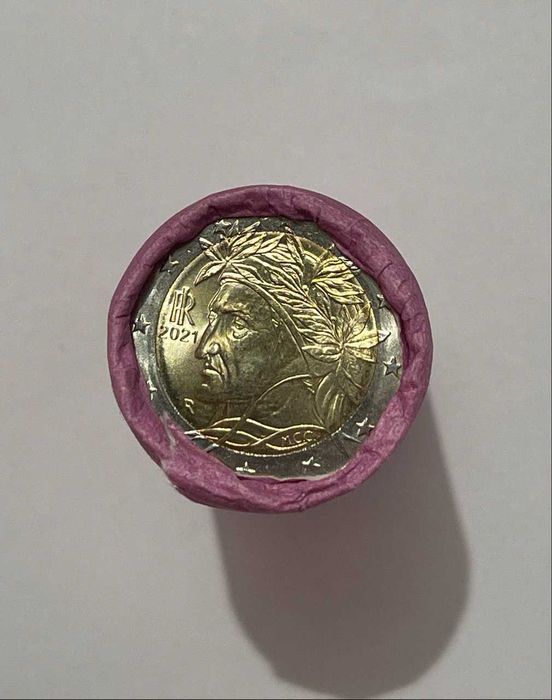 Ролл 2 євро Італія 2021, 25 монет