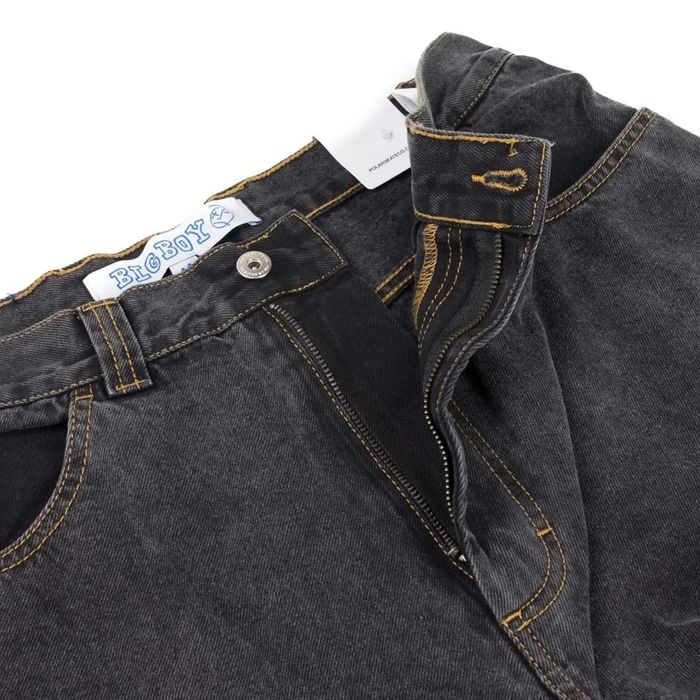 Pants Polar big boy washed black XXS,XS,S