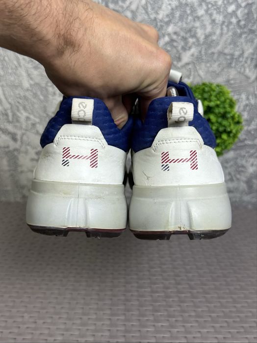 Ecco gore-tex biom кроссовки полуботинки 41 размер трекинговые кожаные