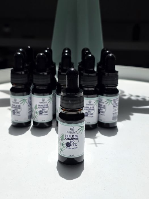 Óleo de CBD 10%, natural