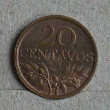 Portugal 20 centavos 1970 - olx X10554