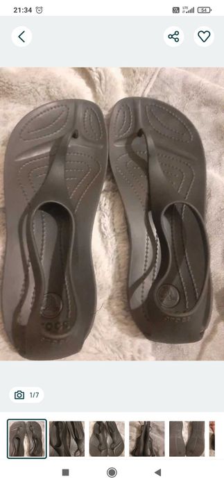 Japonki Crocs sexi flip w6 jak nowe czarne