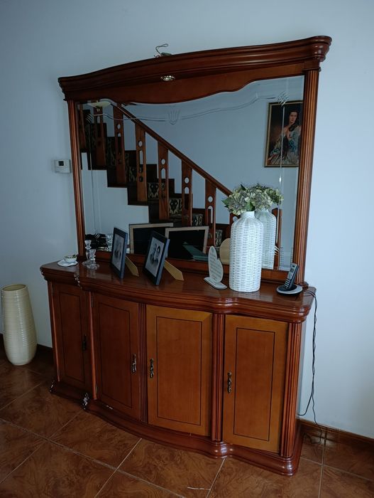 Vendo Movel hall entrada em madeira com espelho