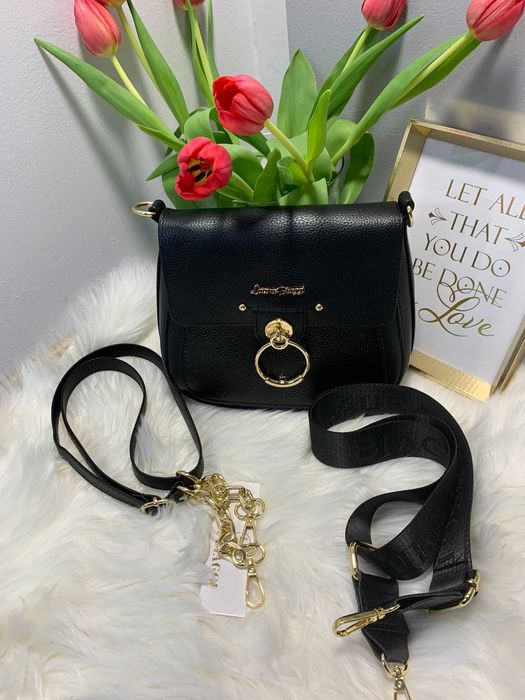 Torebka damska Laura Biaggi klasyczna czarna