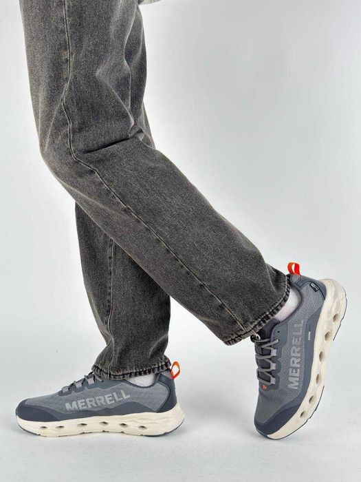 Літні кросівки Merrell Drainmaker XTR Dark Grey Beige (41-45) — легкі, дихаючі чоловічі, сітка, комфорт на літо | Меррелл сірі