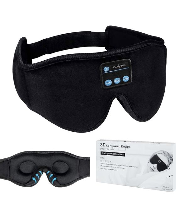 Маска для очей із навушниками, Bluetooth маска для сну.