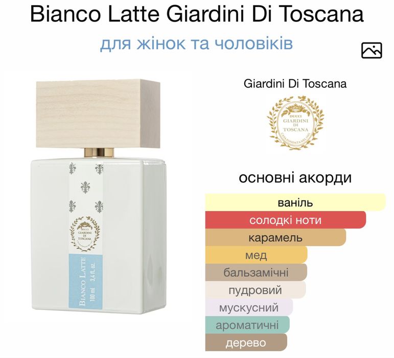 Парфуми Bianco Latte Giardini Di Toscana 100мл.