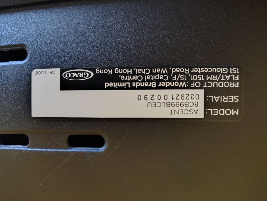 Fotelik samochodowy Graco ascent