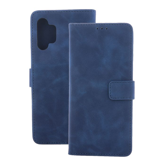 Etui Smart Velvet do Samsung Galaxy A16 4G / A16 5G granatowe