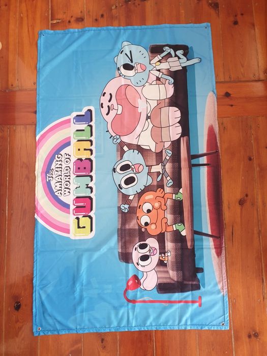 Bandeira/pendurar Incrível Mundo de Gumball