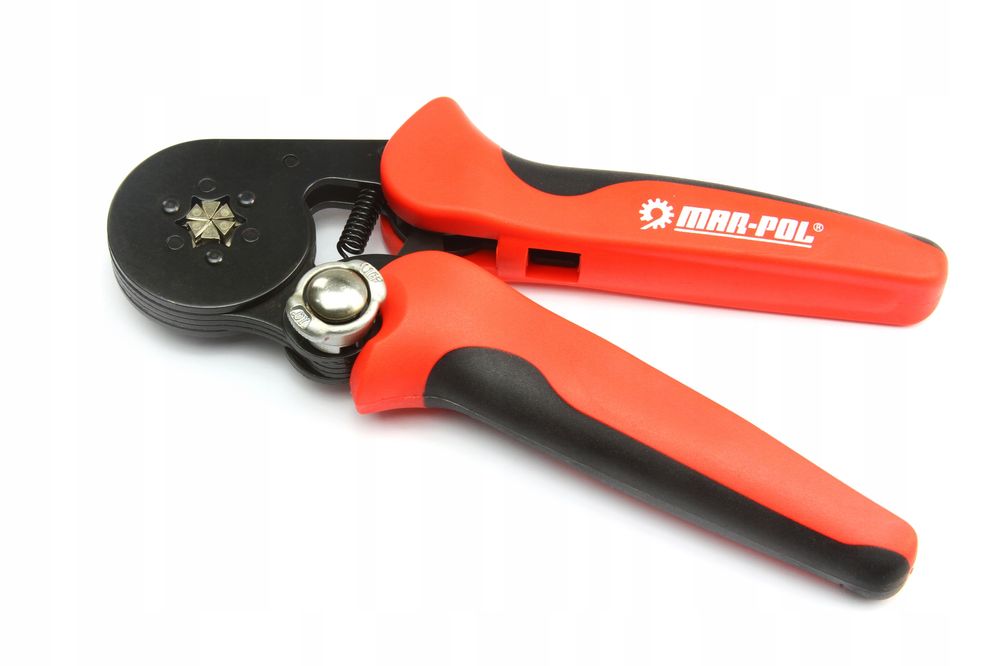 Zaciskarka Praska Konektorów Końcówek Kabli Tulejek Przewodów 6Kątna