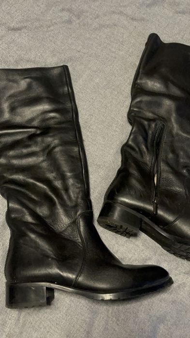 Сапоги труби шкіра