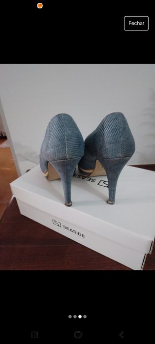 Sandália alta 38
