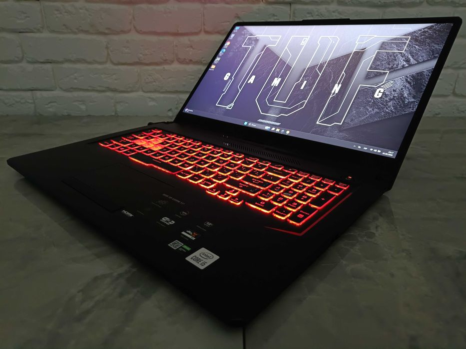 ІГРОВИЙ Ноутбук ASUS TUF GAMING F17 i5-10400H GTX1650ti 4GB 16GB DDR4