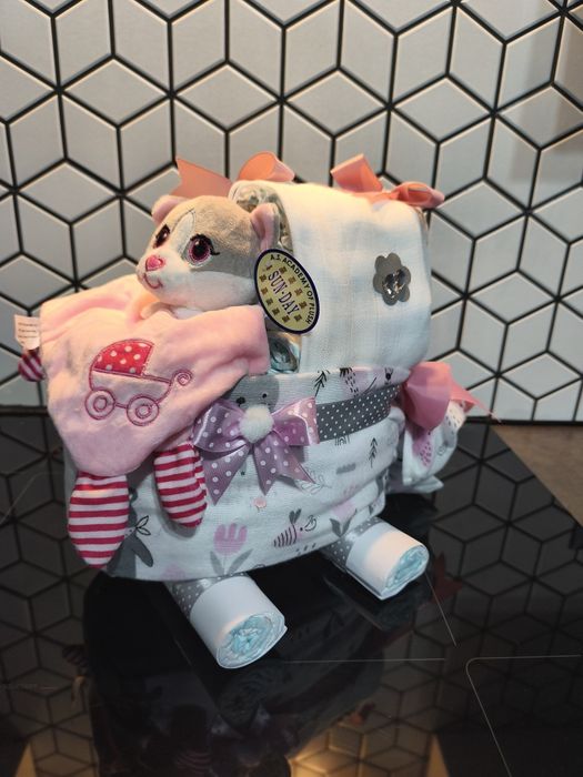Tort z pampersów (wózek )