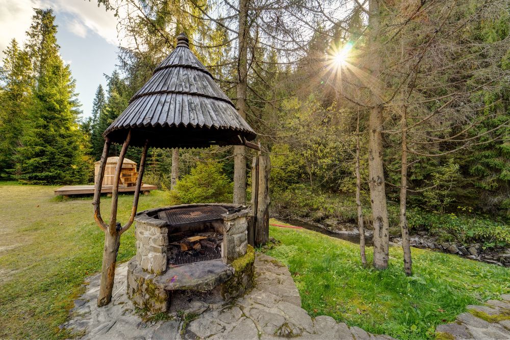 Wolny Weekend.  Ferie Domek z Balią i kominkiem