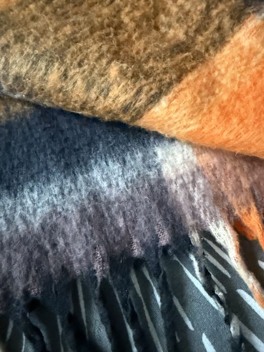 Шарф теплий обємний плед