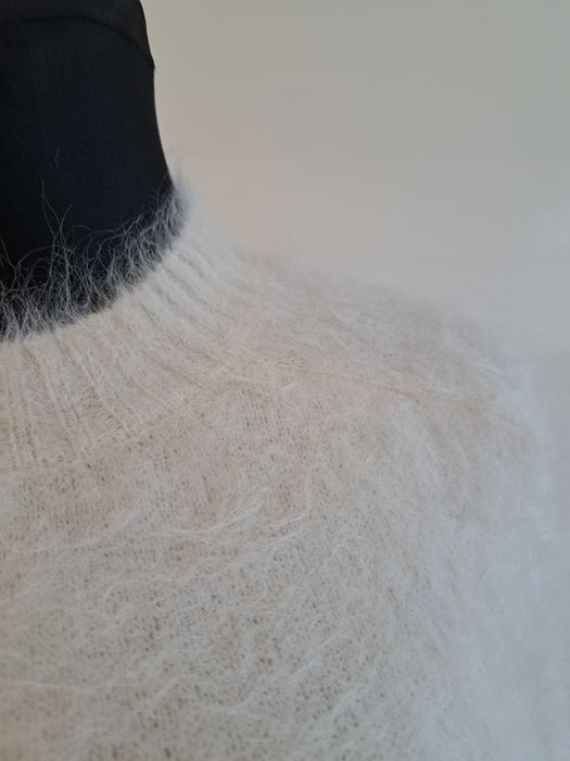 Sweter śmietankowy baby alpaka 60% 42 44