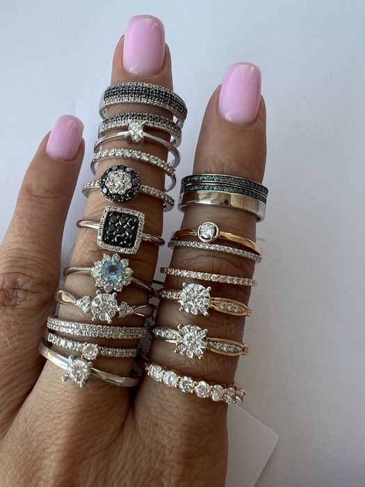 Золотые кольца с бриллиантами на любой вкус 585 проба