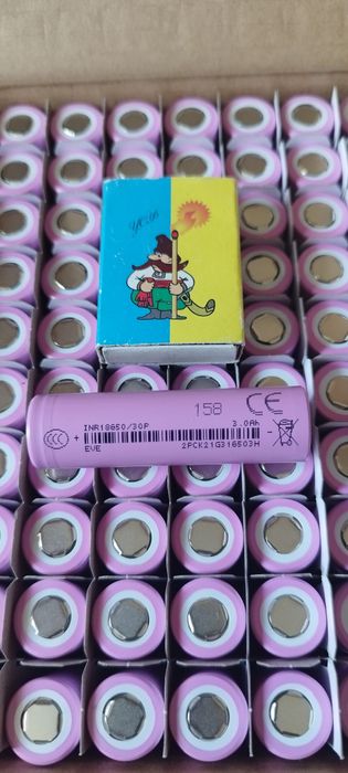 НОВІ Акумулятори Dmegc 25p 2500-3000mAh 13-14mOm 20-30A перепаковка