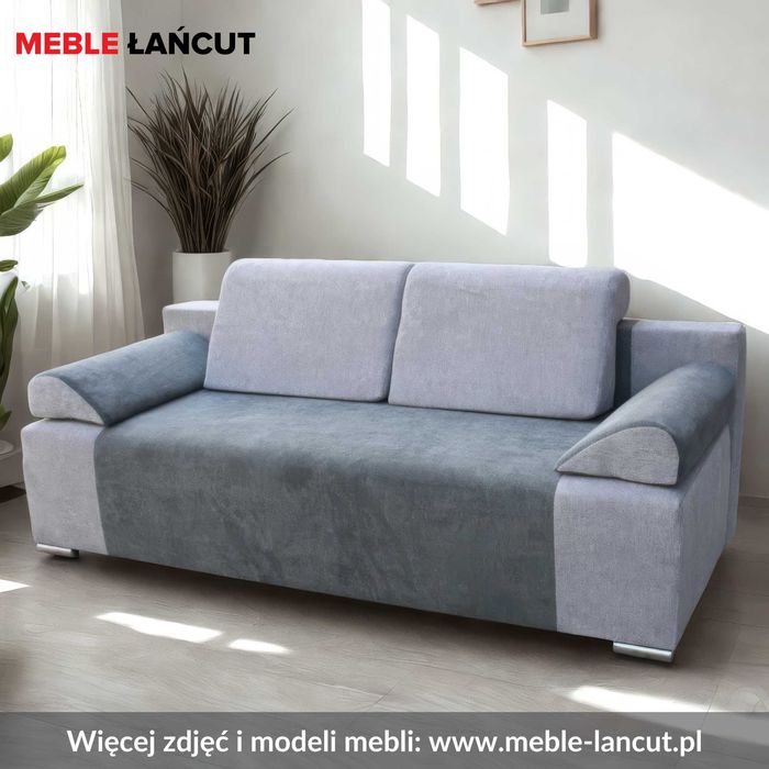 Nowa Kanapa Sofa Wiktor-Gruba Sprężyna, 140x200, Producent, pod wymiar