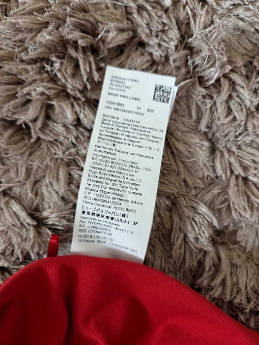 Majtki Hugo Boss czerwone XL