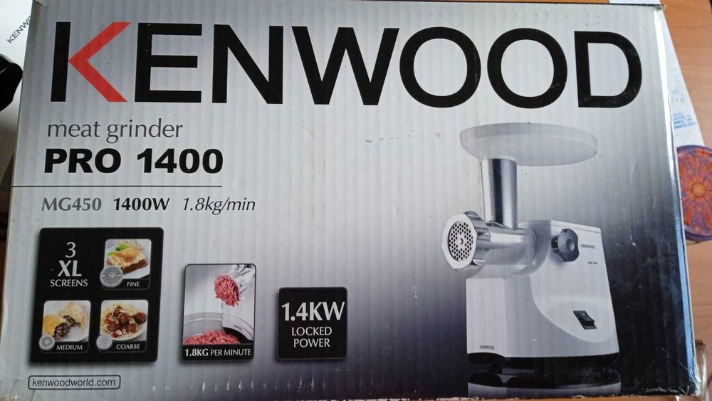 Мясорубка Kenwood MG450 Pro 1400. Новая.
