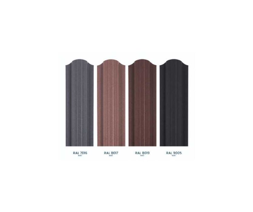 Sztachety metalowe EMKA dwustronne, cięte na wymiar WYSYŁKA