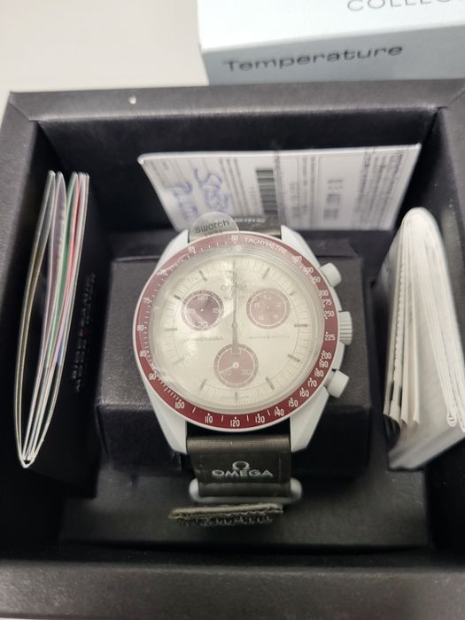 Omega Swatch Mission to Pluto - NOVO fatura e garantia