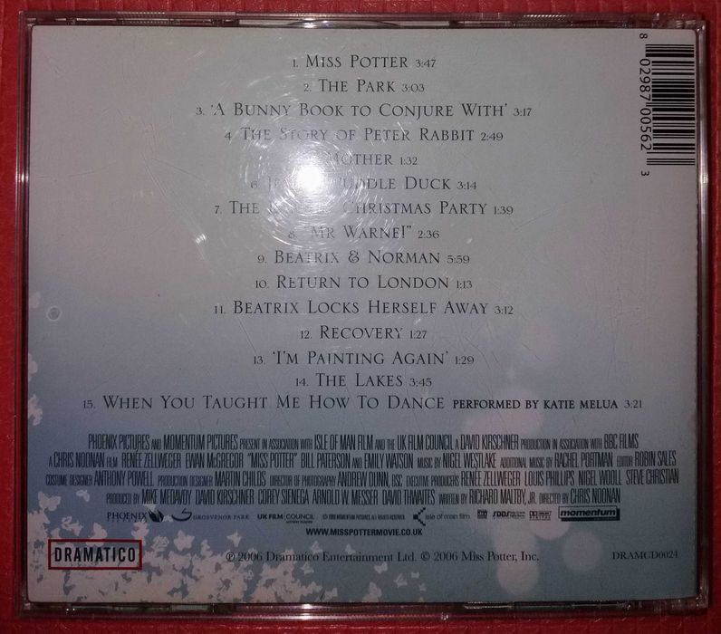 CD Играй как Бекхэм, Филадельфия, Мисс Поттер. Саундтрек OST