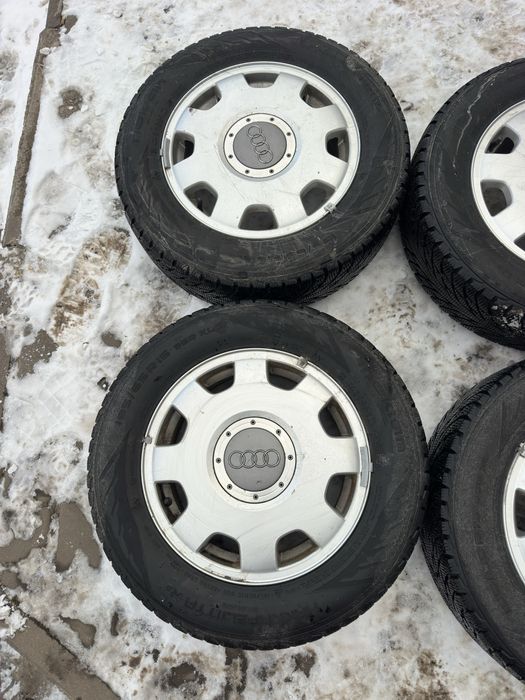 Диски, титани r15 audi 5*112 резина 195/65/15 зима