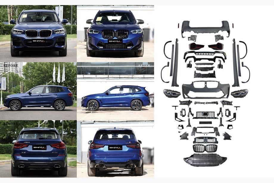 Комплект рестайлинга обвес BMW X3 G01 X3m бампер