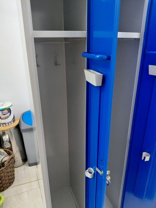 Armário Metálico Vestiário 2 Cacifos com Chaves