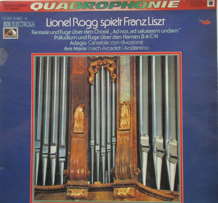 Liszt - - - - - Lionel Rogg - - - - - LP