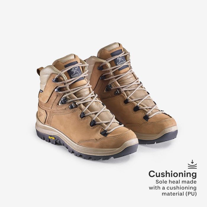 Botas de Trekking de couro impermeáveis Mulher Vibram MT500 Leather -