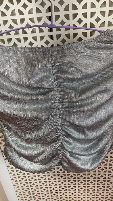 Топ на збірці сріблястий xl