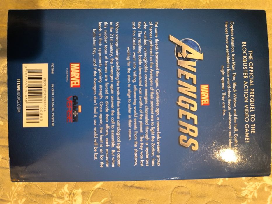 Książka Marvel Avengers the extinction key