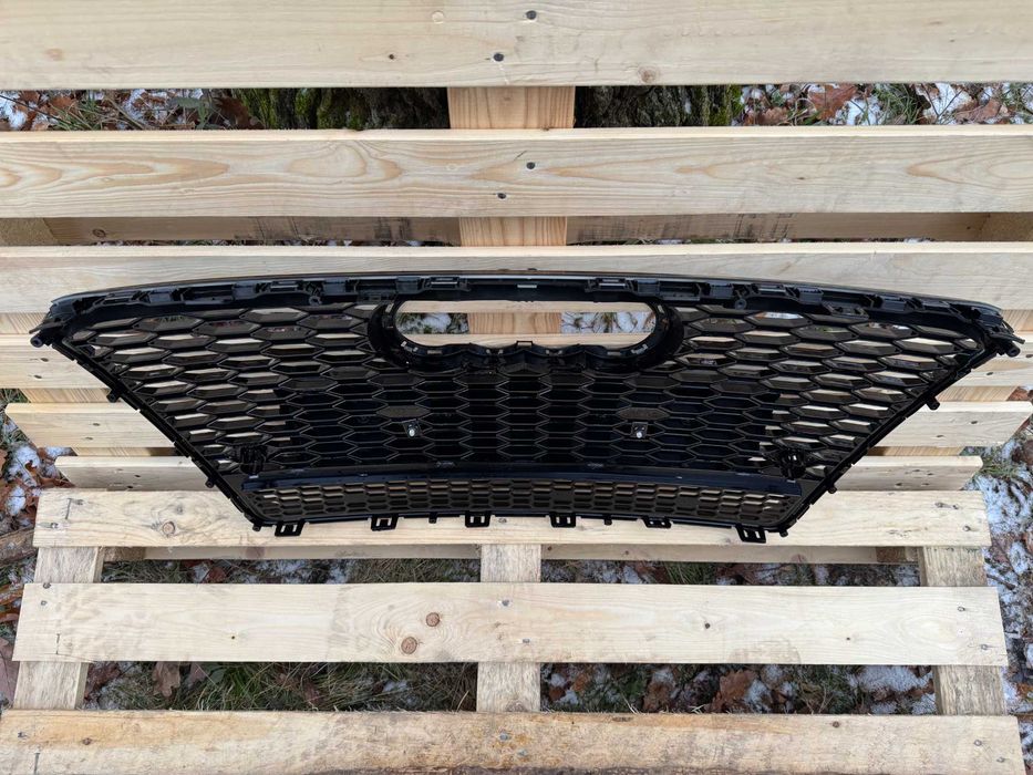 Grill Atrapa Audi A7 C7 11-14 styl RS7 ALL BLACK QUATTRO